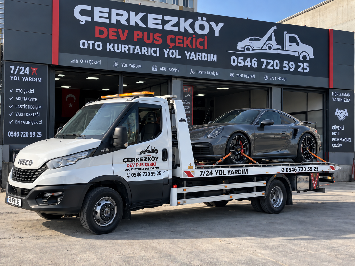 Çerkezköy Dev Pus Çekici Hizmeti 1