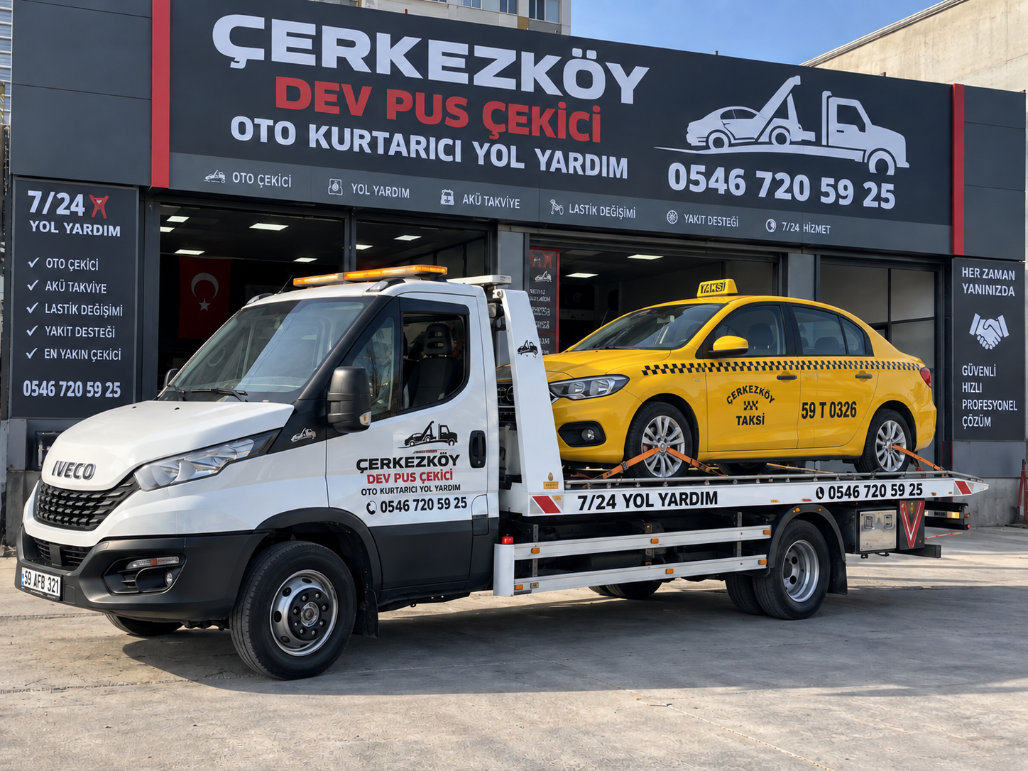 Çerkezköy Dev Pus Çekici Hizmeti 2
