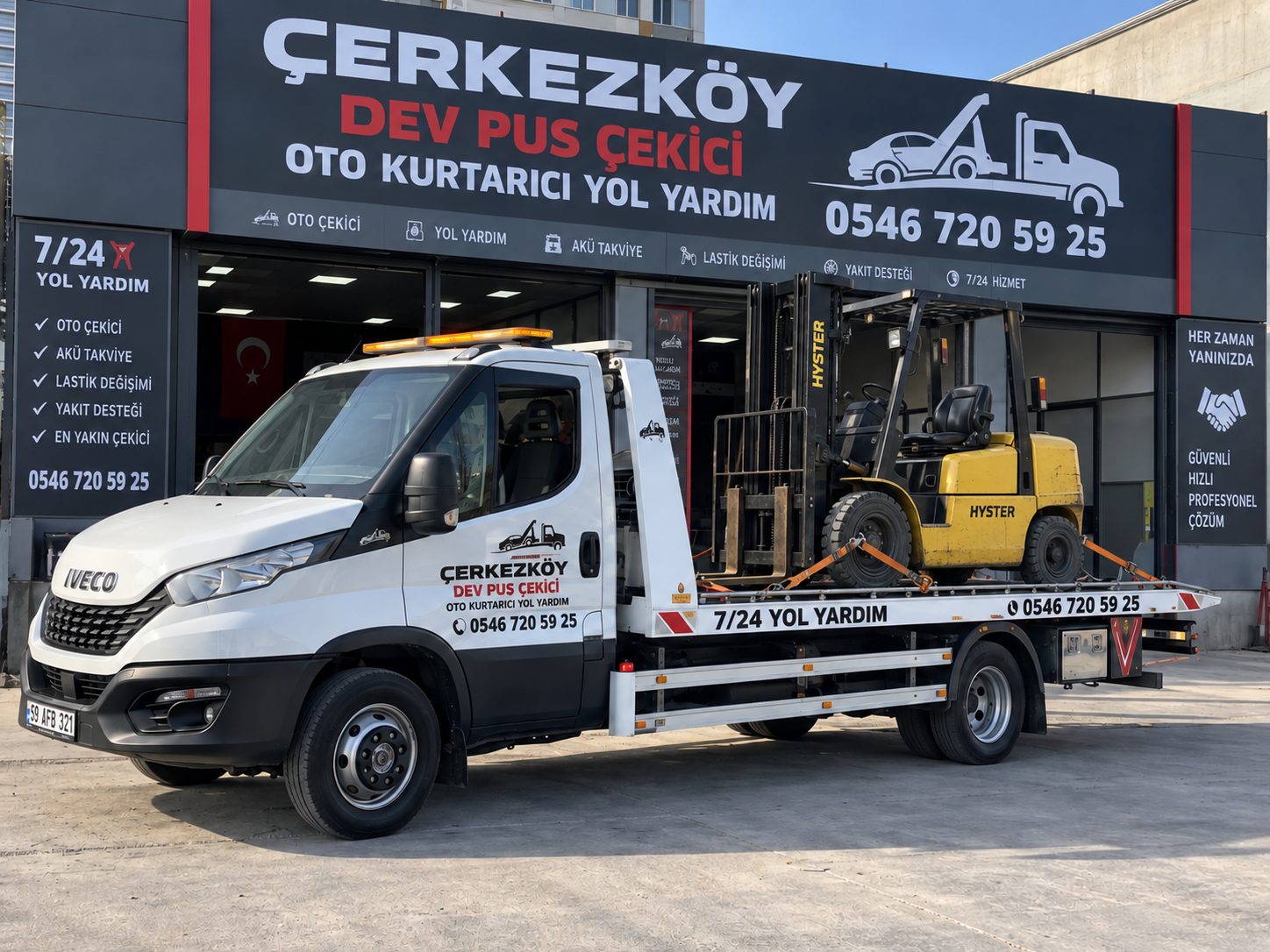 Çerkezköy Dev Pus Çekici Hizmeti 3