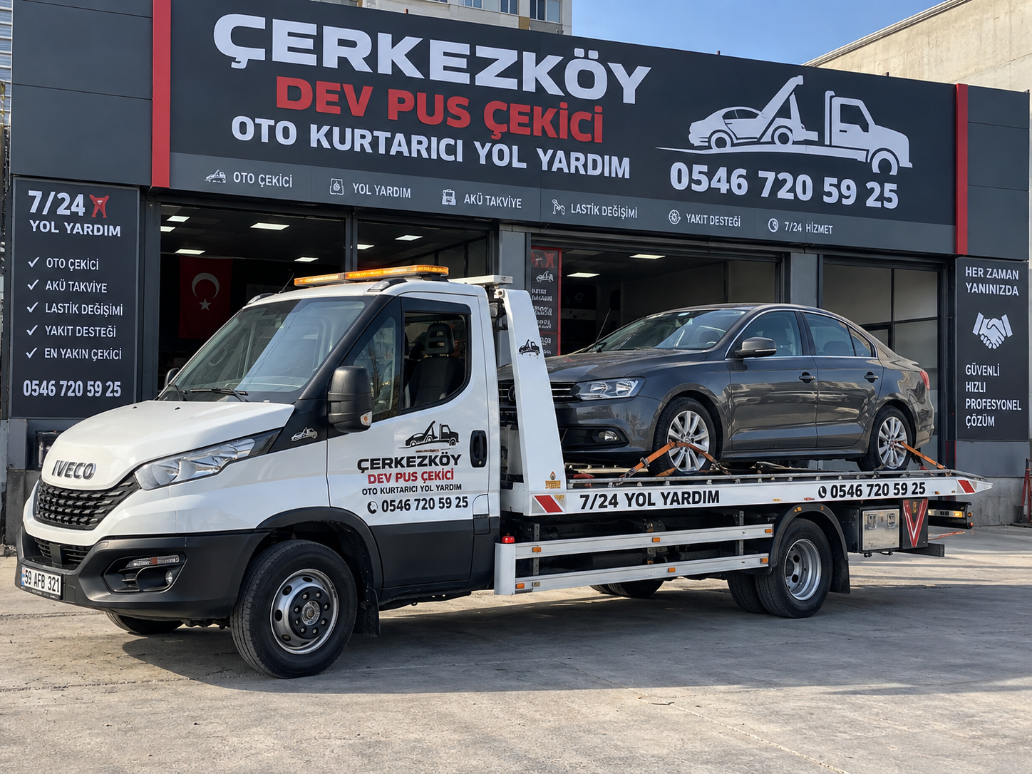 Çerkezköy Dev Pus Çekici Hizmeti 5